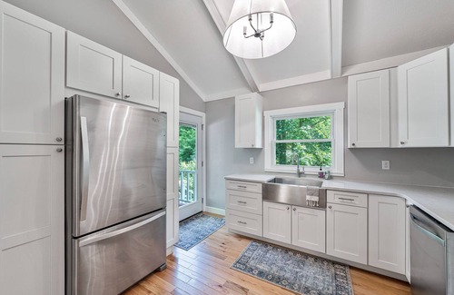 Lake Michigan Beach House | Sauna, hot tub, pet friendly, & 1/2 mile to lake