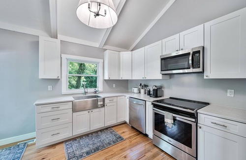 Lake Michigan Beach House | Sauna, hot tub, pet friendly, & 1/2 mile to lake