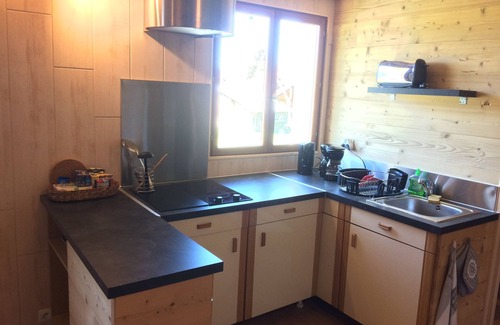 Bernex Apartment | Savoyard 3 * studio in chalet between lakes and mountains