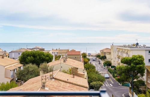 Narbonne-Plage Apartment | SB 402 - Fantastic 2 Bedroom-flat with sea view! NARBONNE-PLAGE