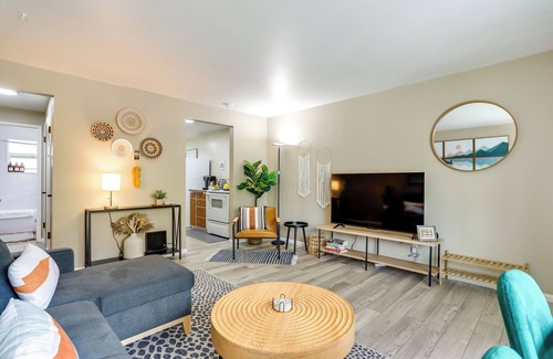 Old Ballard Condo | Scandi Boho Seattle Apartment, Walk to Waterfront!