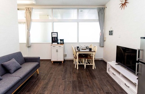 Chatan Apartment | Scandinavian standard corner room on the 1st floo - 1F Nordic Corner House/Nakagami-gun Okinawa