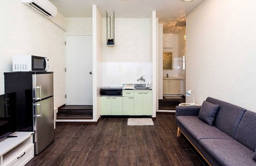 Chatan Apartment | Scandinavian standard corner room on the 1st floo - 1F Nordic Corner House/Nakagami-gun Okinawa