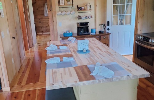 Olivehill Cabin | Scenic Hilltop Cabin on TN River w Firepit, Grill, WIFI, Full Kitchen, H2O views