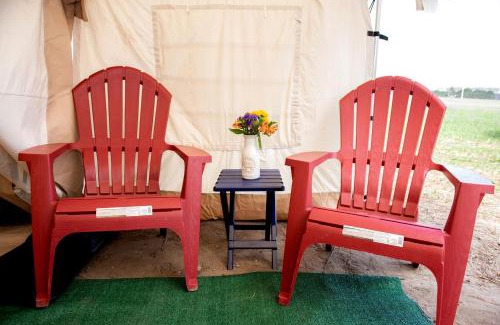 Otsego County Other | Scenic Northern Michigan Glamping Tent on a Regenerative Farm