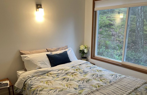 Quadra Island Apartment | Scenic ocean and mountain views from your living room.