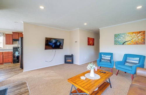 Rapid City Cottage | Scenic Retreat w/Cozy Fire Pit Near Torch Lake