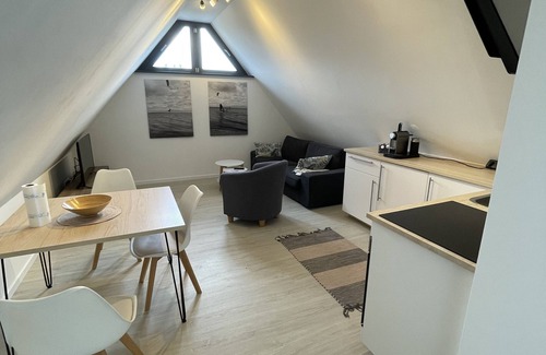Ostseebad Ahrenshoop Apartment | Schilfhus Ahrenshoop, modern vacation apartment in a thatched house on the waterfront