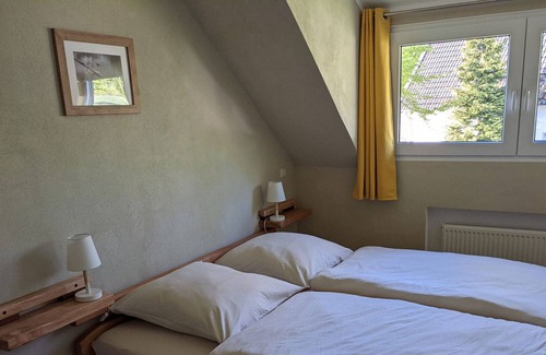 Monschau Apartment | Schmugglernest-Apartment-Private Bathroom-Garden view