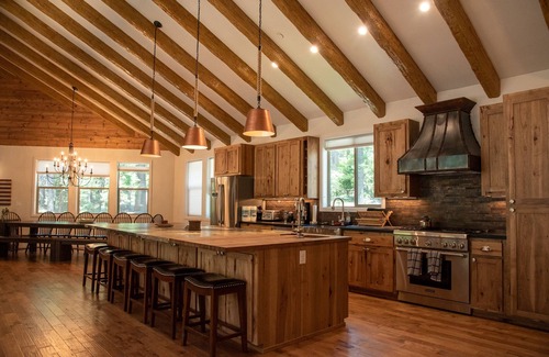 La Porte Cabin | School Street Cabin + Bunkhouse + "Pods above Creek" Retreat