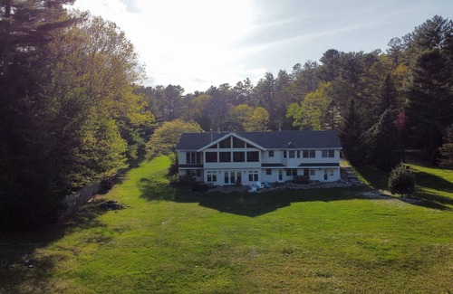 Pottersville House | Schroon Lake Luxe Hot Tub Escape Dock 7 bedroom