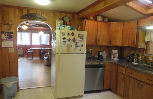 Belgrade Cottage | Screen Porch with see thru roof, BQ, 30' from sandy beach, canoe and 3 kayaks