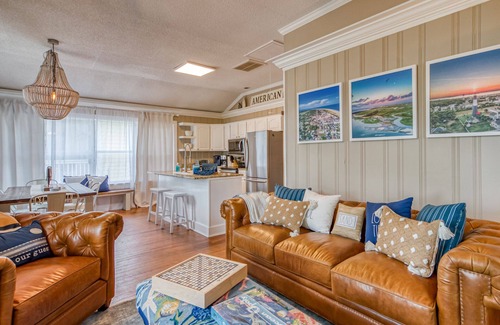 Tybee Island Cottage | Screened in Lounge Porch, Heated Pool Access