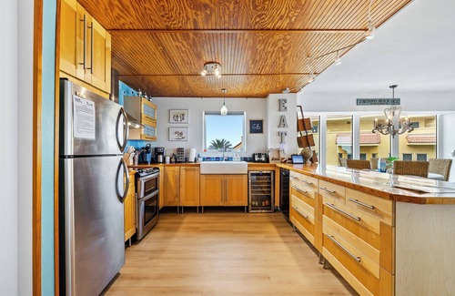 New Smyrna Beach Condo | Sea Forever! Beachfront Golden Arms #501 ~ Walk to shopping, dining & night life on Flagler Ave.