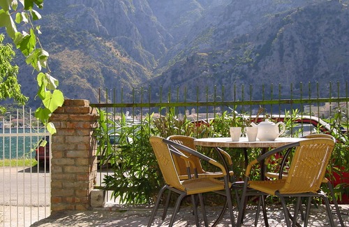 Kotor Apartment | Sea-front apartment with large terrace overlooking Kotor Bay