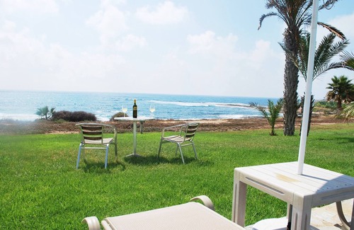 Kissonerga Villa | Sea Front Villa, Heated Private Pool, Amazing location Paphos 323