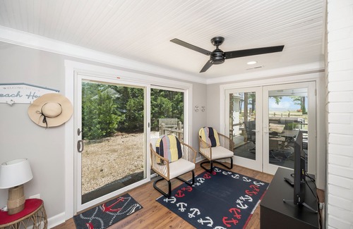 Hague House | Sea Glass Beach House! Large sand beach, dock and hot tub! Pets welcome!
