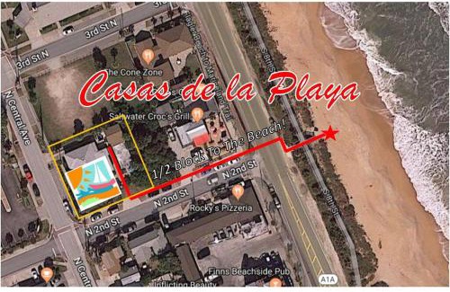 Flagler Beach Apartment | Sea Grape Cottage - At Casas de la Playa Central