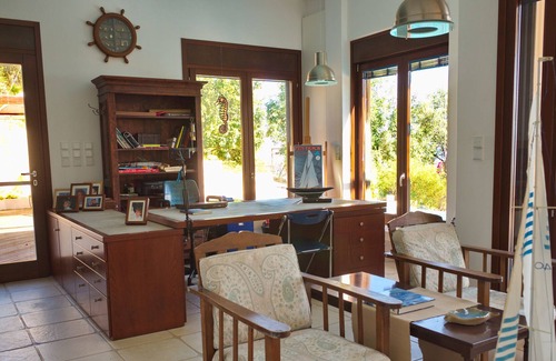 Dryopi Villa | Sea, pool, tennis, kayaks, sailing, relaxing, places of historic interest.