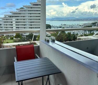 Villeneuve Loubet Beach Apartment | Sea & Port View Cozy Studio at Marina Baie des Anges