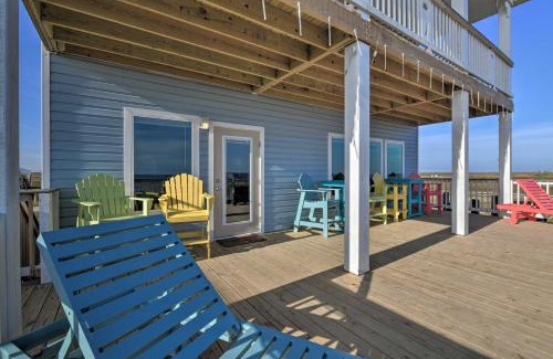Freeport House | Sea Shell Chalet Oceanfront Surfside Beach Gem