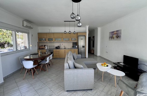 Albanian Riviera Apartment | Sea view apartment(above promenade)with beaches, restaurants within a 5 min walk