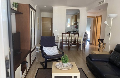Almadrava Beach Apartment | Sea view apartment in luxury residence with swimming pool & direct access to the beach.
