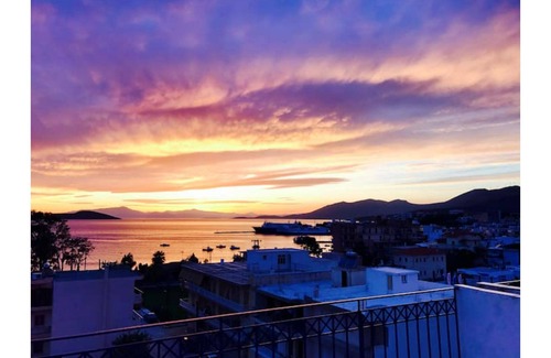 Marmari Apartment | Sea View flat - Marmari village 1hour from Rafina