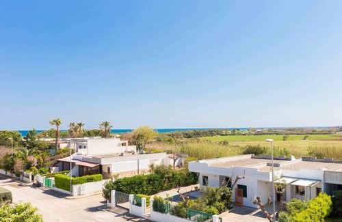 Pantanagianni-pezze Morelli Apartment | Sea view from terrace, sandy beaches 150 m,Torre Guaceto Reserve 3 km,parking