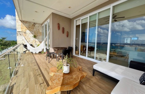 Cozumel Apartment | Seabreeze Deck12 Luxury Oceanfront Fully Equipped