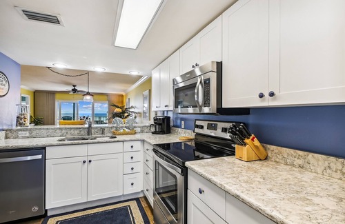 Fort Walton Beach Condo | Seacrest 703 is a 2 BR Gulf Front on Okaloosa Island by RedAwning