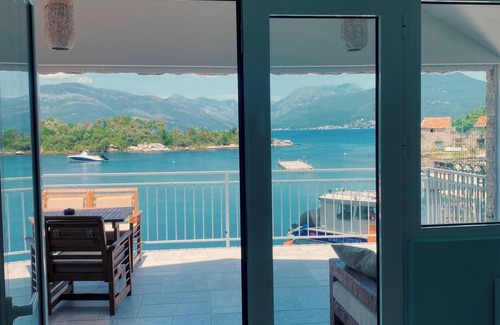 Bjelila Apartment | Seafront | Best View in Montenegro | Large Balcony