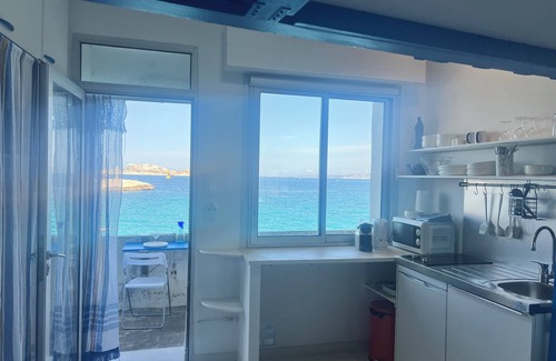 Endoume Apartment | Seafront Cabanon, Access Private to the Sea, Corniche Malmousque!
