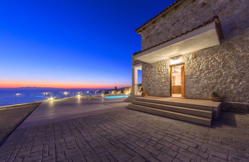 Porto Koukla Villa | SeaFront Stone Villa with private access to the Beach