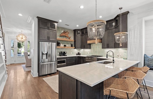 WaterSound West Beach House | "Seaglass" Watersound home with Golf Cart, Pool, and Private Beach