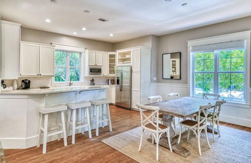 Hammocks of Seagrove House | Seagrove Beach retreat—gated serenity, poolside relaxation, 4 bikes, & fire pit