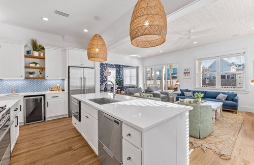 Village of Sugar Beach House | Seagrove Beach Charmer! Private Pool, 4 Bikes, & LSV Included!