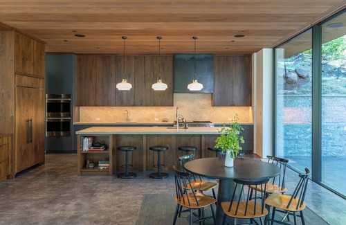 Telluride House | Seamless Glass Tiered House by InvitedHome | Panoramic Views, Cedar Hot Tub