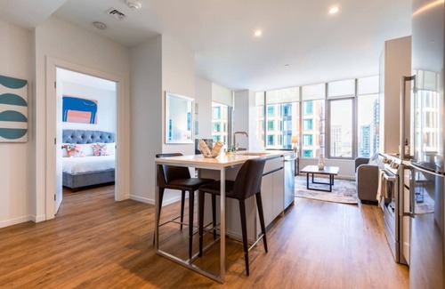 Seaport District Apartment | Seaport Apt with City Views and Pool
