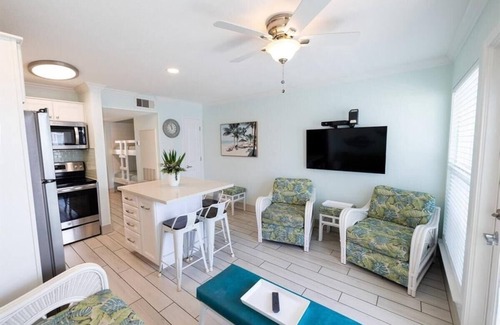 Galveston Condo | Seascape condo w/amazing pool/beach views sits right on the beach w/Heated Pool