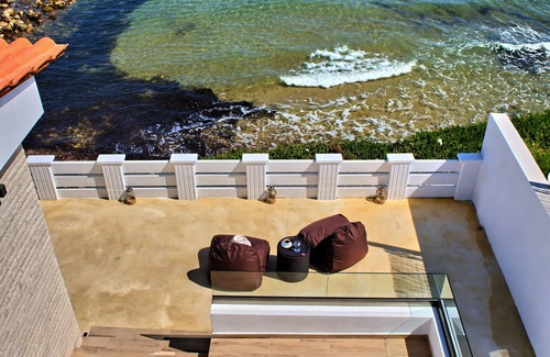Kokkini Chani Villa | Seashell, an Elegant Seafront Villa by Nirousuites