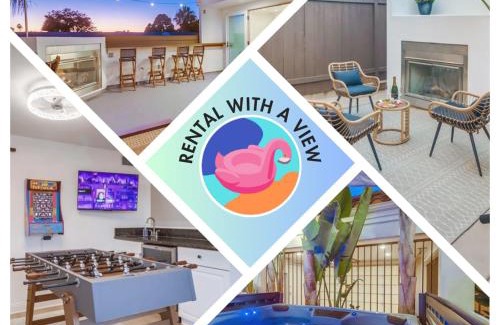Crown Point House | Seaside Chic - Near Beach; Spa; Game Room; Rooftop