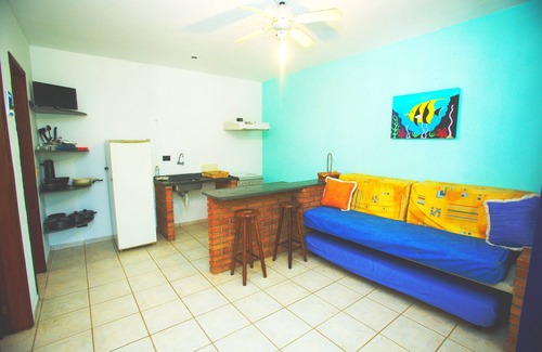 Maresias Condo | SEASIDE! FLAT 02 - EXCELLENT COND. CLOSED -16 CHALETS WITH KITCHENS. - UP TO 4 PEOPLE