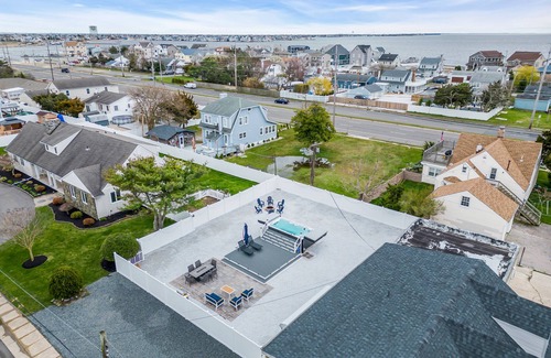 Seaside Heights House | Seaside Heights Home- All Season Swim Spa with Bay Views & Game room!