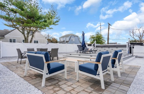 Seaside Heights House | Seaside Heights Home- All Season Swim Spa with Bay Views & Game room!