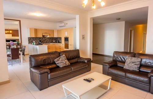 Sliema Apartment | Seaside Serenity 3BR Oasis Breathtaking Views