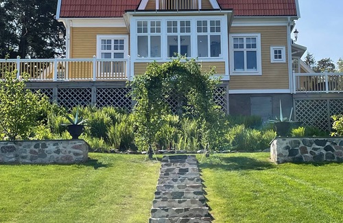 Vaxholm House | Seaside villa with private jetty and sauna. Near Stockholm. 12 beds.