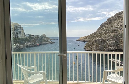 Kercem Apartment | SeaView! Xlendi Promenade! Literally a few metres from the SEA! Beautiful Views!