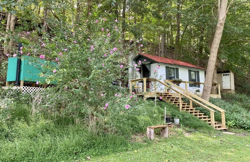 Shepherdstown Cabin | ❤️ Secluded 1940s Romantic Tiny House on the River