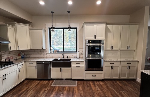 Mountain Home Cabin | Secluded 7,800 SqFt Cabin in the Woods- Pond, River, Theater, Disc Golf & More